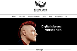 Sascha Lobo, Internetfachmann