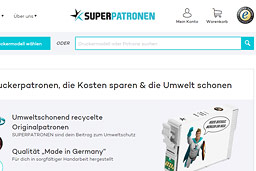 Recycelte Druckerpatronen