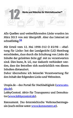 E-Book mit Disclaimer